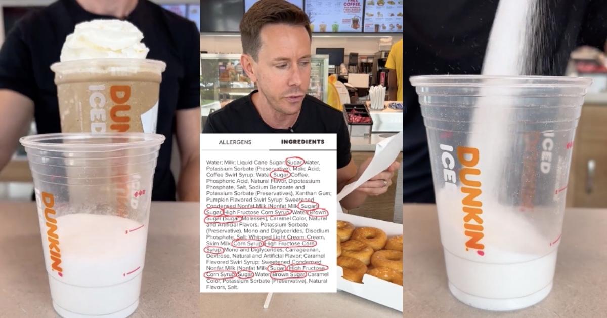 Customer Reveals Amount of Sugar in a Dunkin' Pumpkin Swirl