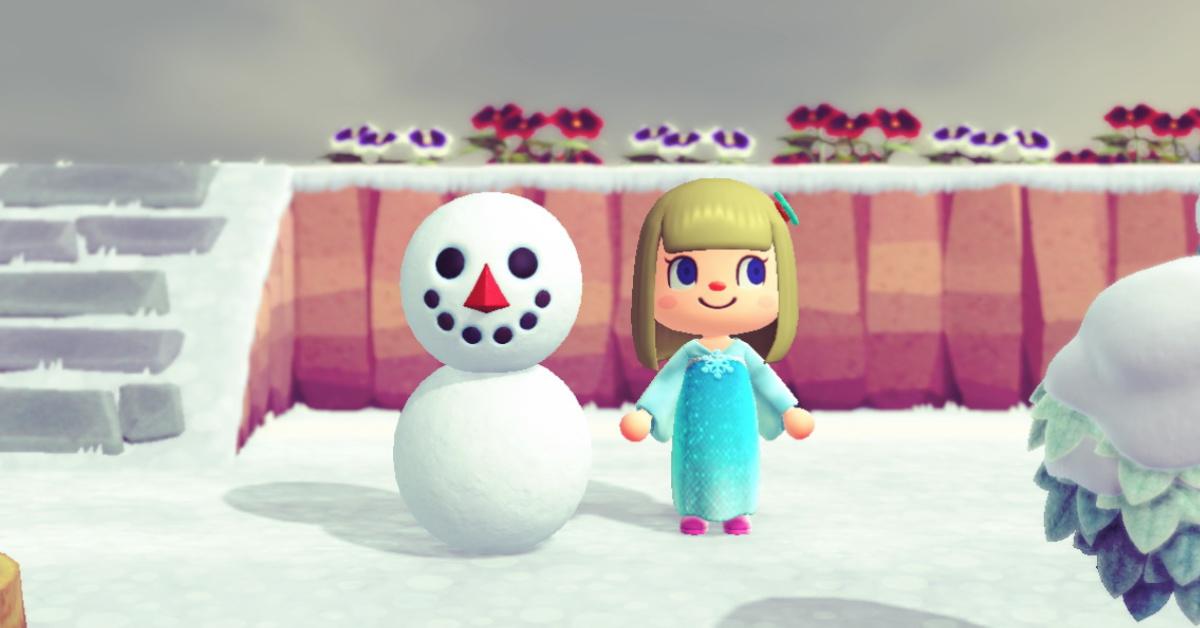 How to build a snowman animal crossing