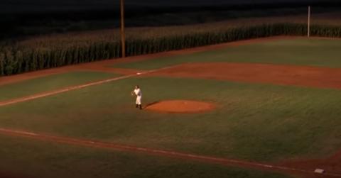 The actual field from the 'Field of Dreams' movie.
