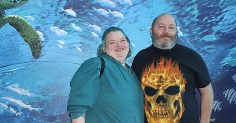 Amy Slaton and Michael Halterman at an aquarium