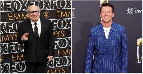 Danny DeVito and Tommy DeVito attending separate events.