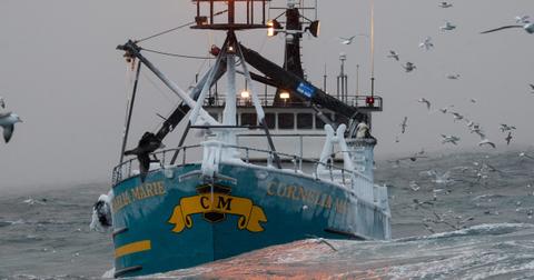 The Cornelia Marie at sea on 'Deadliest Catch'