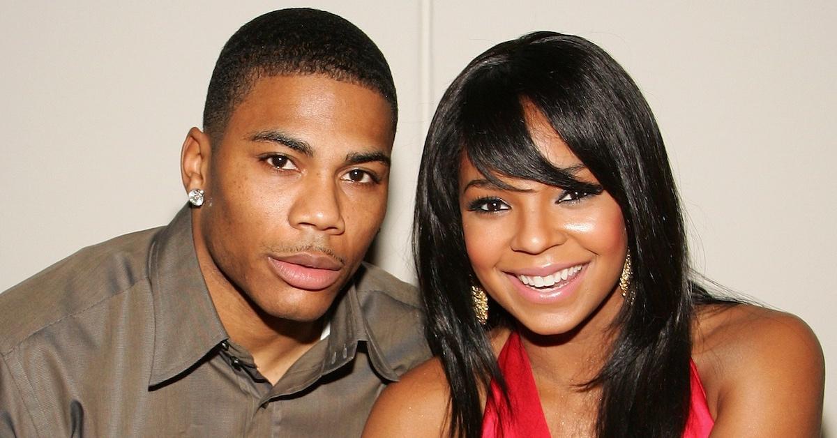 A throwback photo of Nelly and Ashanti.