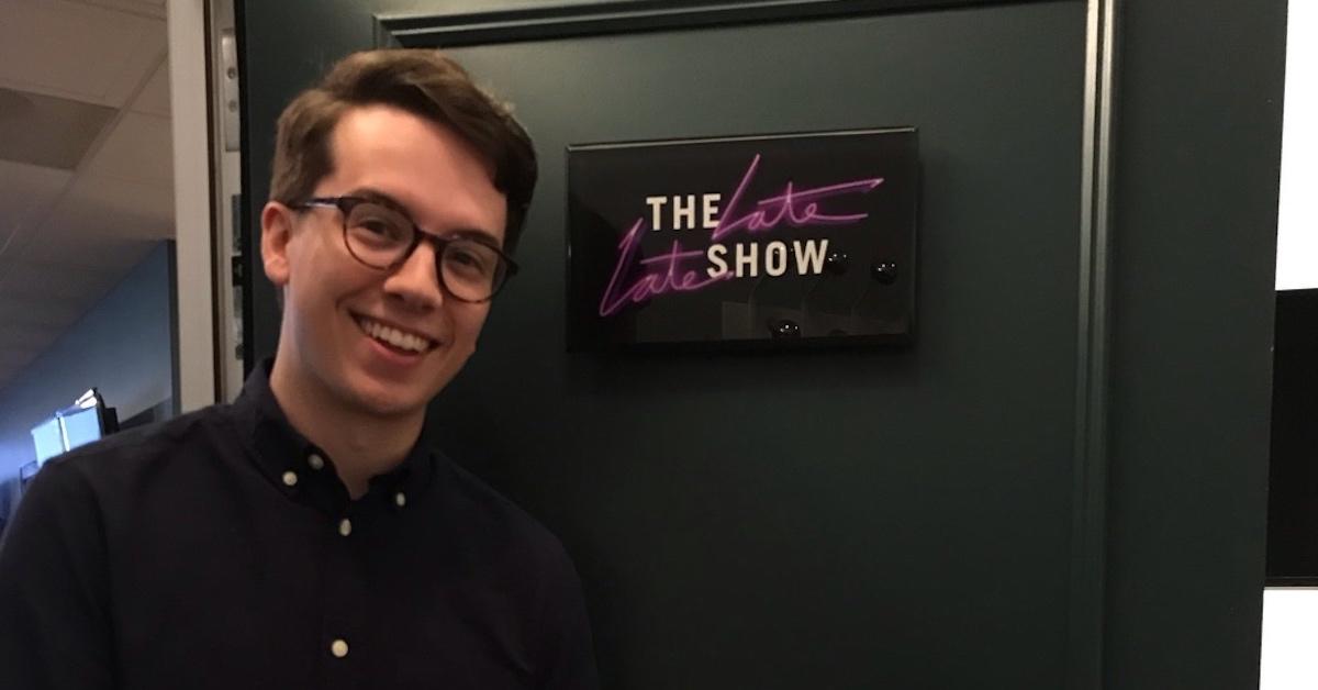 Mekki Leeper backstage at The Late Late Show