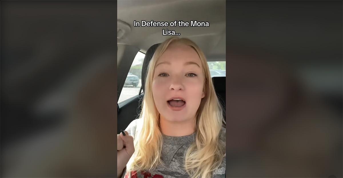 Woman explains why the Mona Lisa is so important TikTok