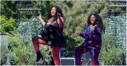 Lizzo and Tanisha Scott