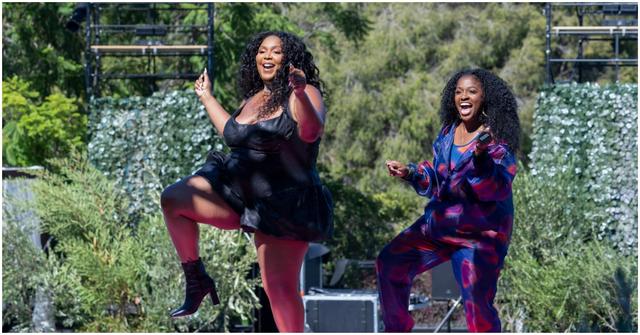 Lizzo and Tanisha Scott