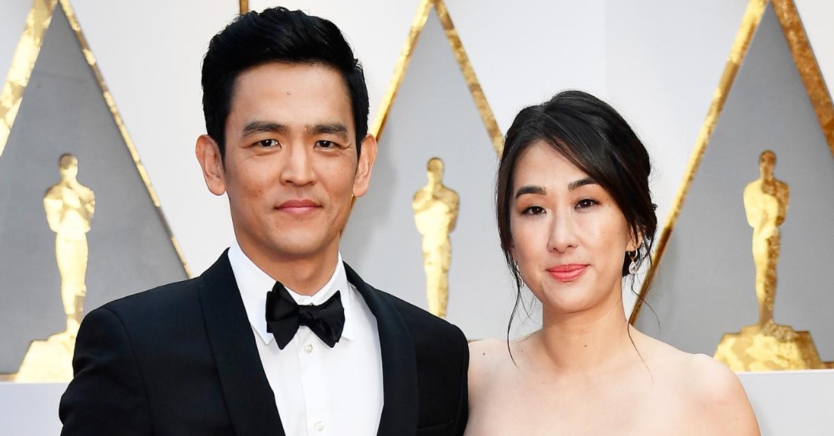 John Cho and his wife.