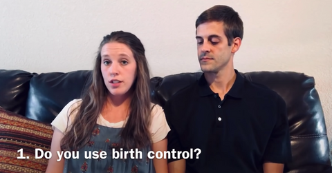 jill duggar birth control