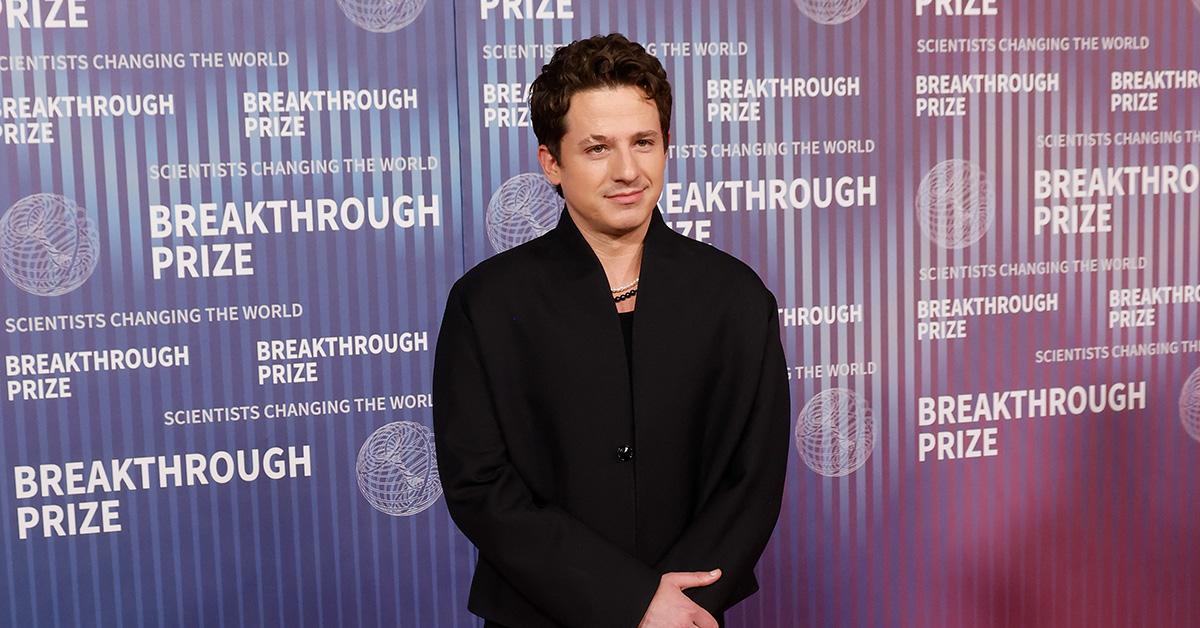 Charlie Puth at the Breakthrough Prize in April 2024. 