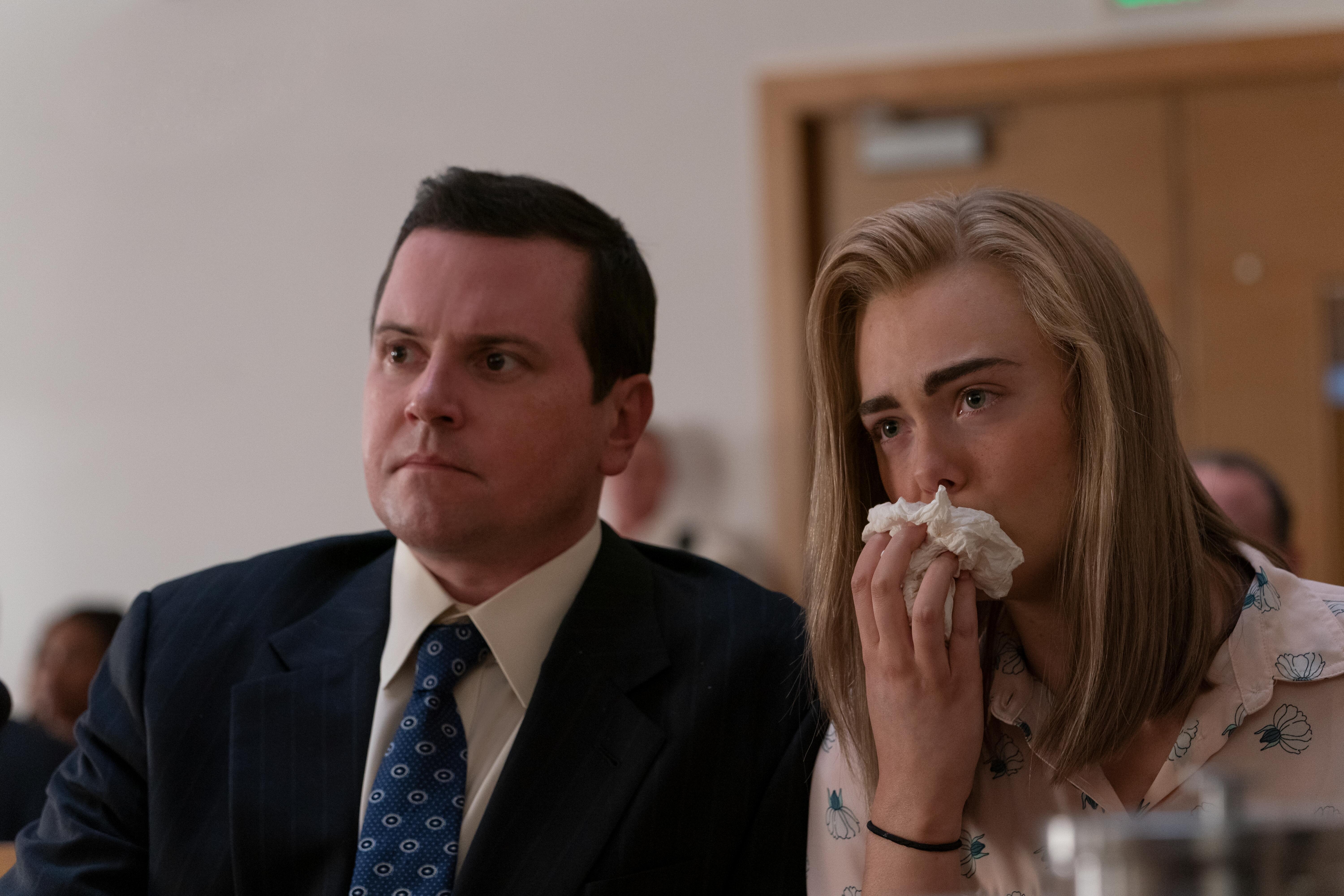 Joseph Cataldo (Michael Mosley) and Michelle (Elle Fanning)