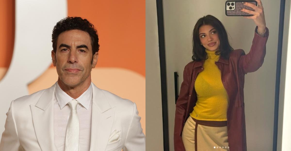 Sasha Baron Cohen Spotted With Influencer Kelsey Calemine Outside Hollywood Nightclub