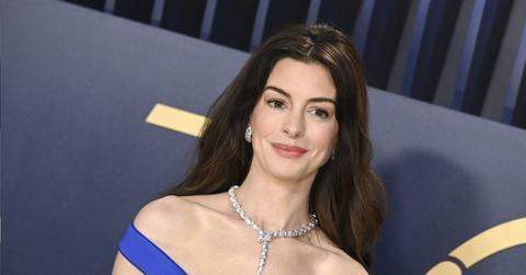 Anne Hathaway at the 30th Annual Screen Actors Guild Awards held at the Shrine Auditorium and Expo Hall on Feb. 24, 2024