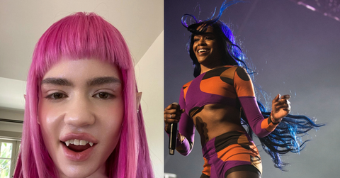 Grimes and Azealia Banks