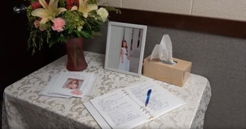 Macie Hill memorial service guest book and photos