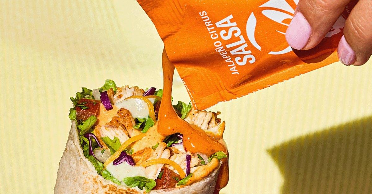 New Taco Bell Jalapeño Citrus Salsa.