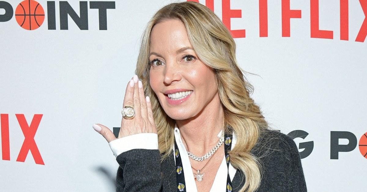 Jeanie buss at the Netflix premiere for 'Running Point'