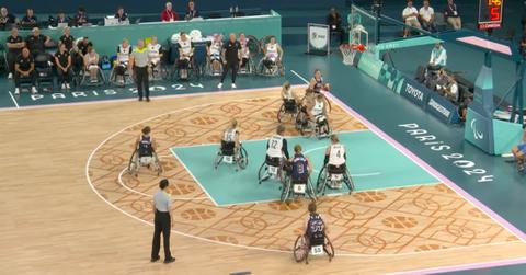 U.S. women's wheelchair basketball team defeats Germany on Aug. 30, 2024.