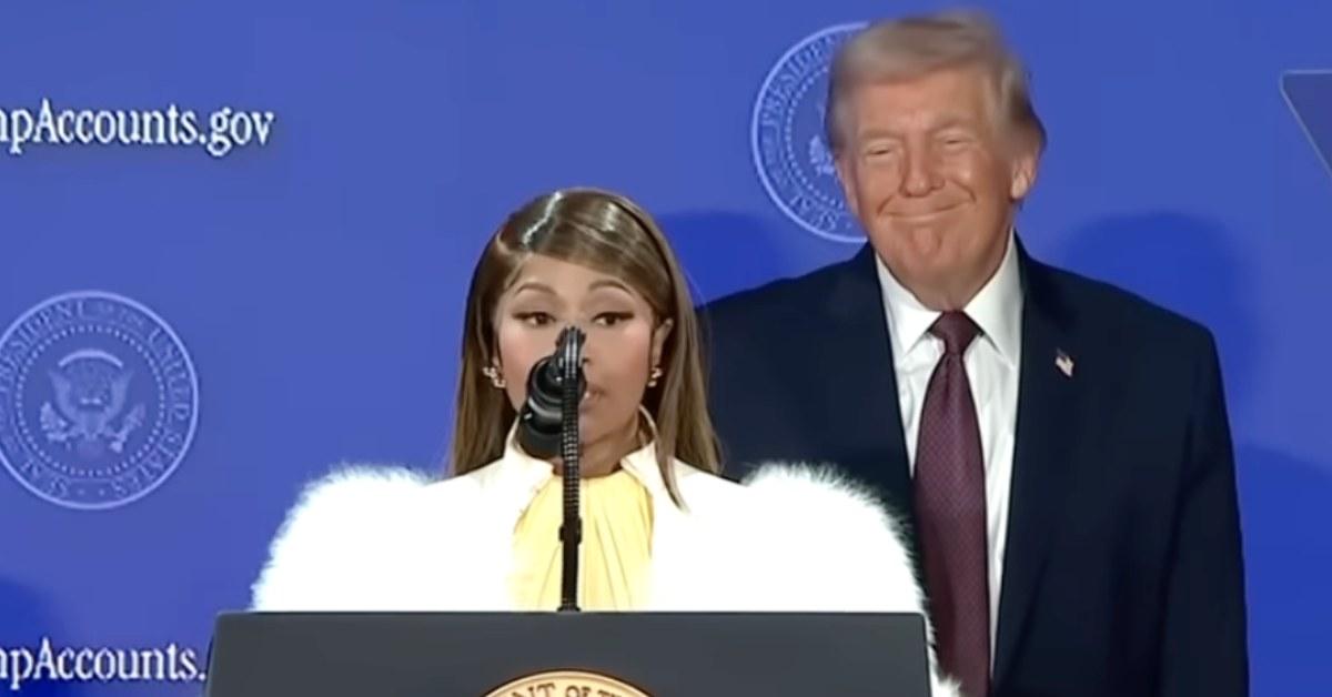 Nicki Minaj says she is Donald Trump's No. 1 fan at summit.