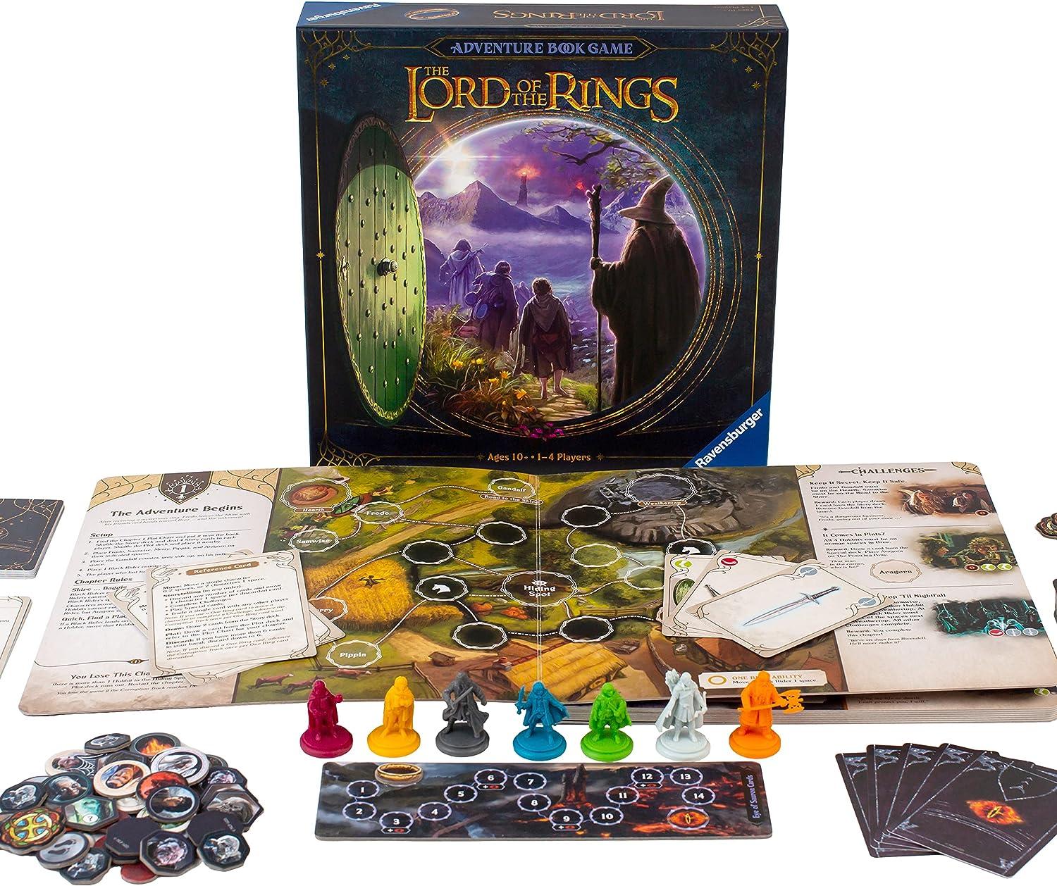 An adventure book game inspired by lord of the rings