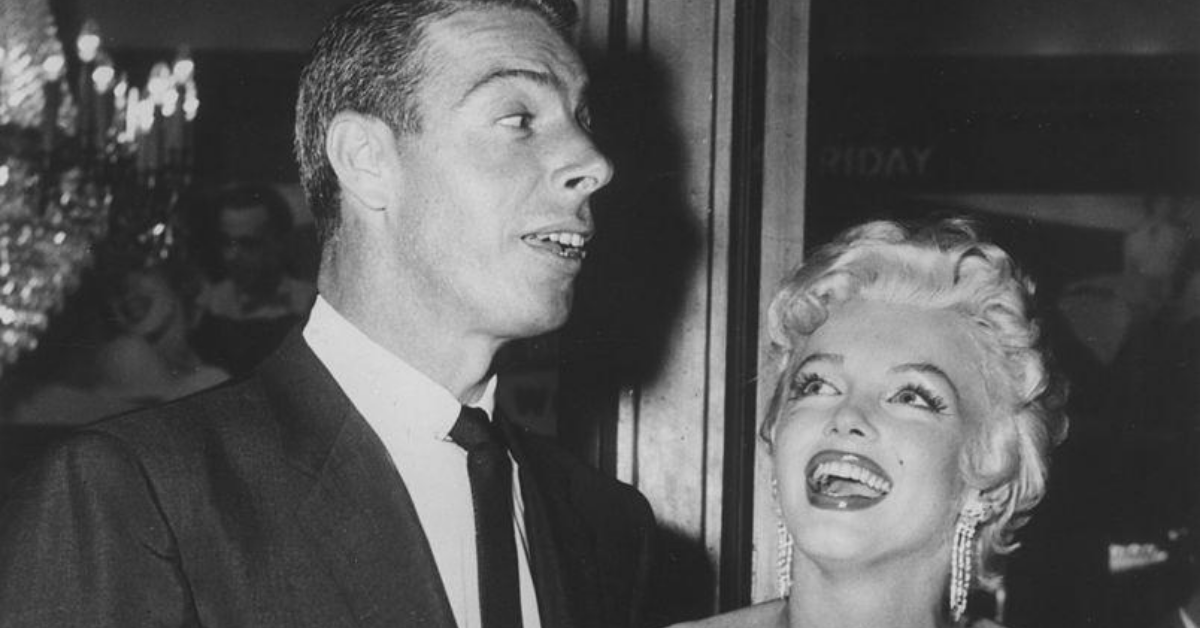 Joe DiMaggio and Marilyn Monroe 