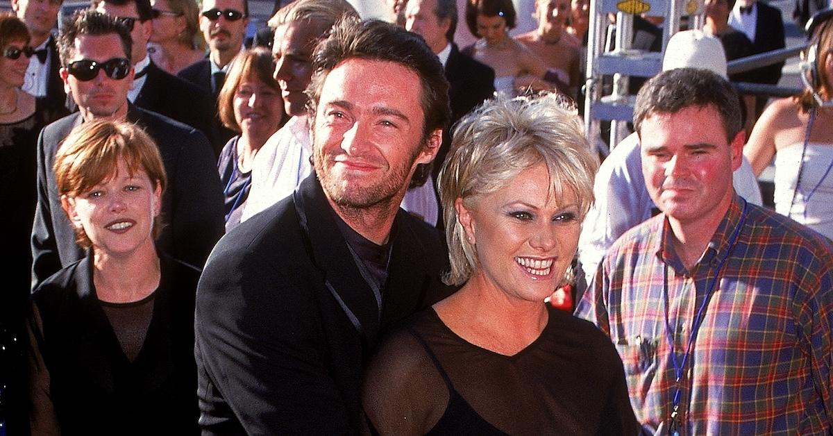 Hugh Jackman and Deborra-Lee Furness at Fox Studios gala (1999)