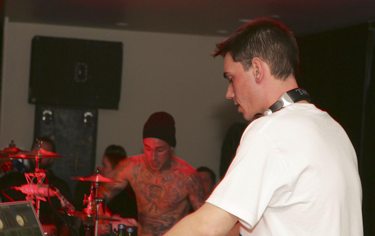 Travis Barker and DJ AM