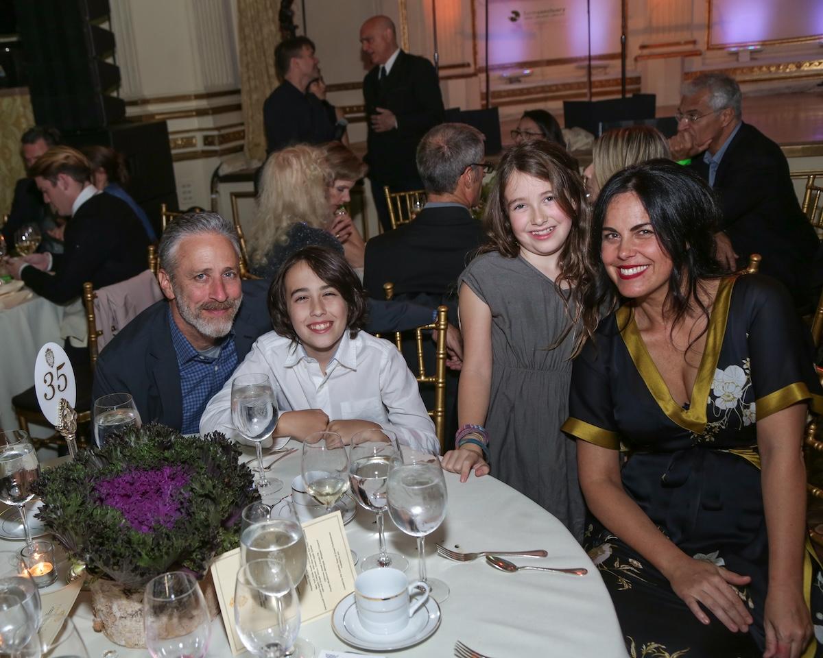 Jon, Nathan, Maggie, and Tracey Stewart attend the 2015 Farm Sanctuary Gala held at The Plaza Hotel on Oct. 24, 2015