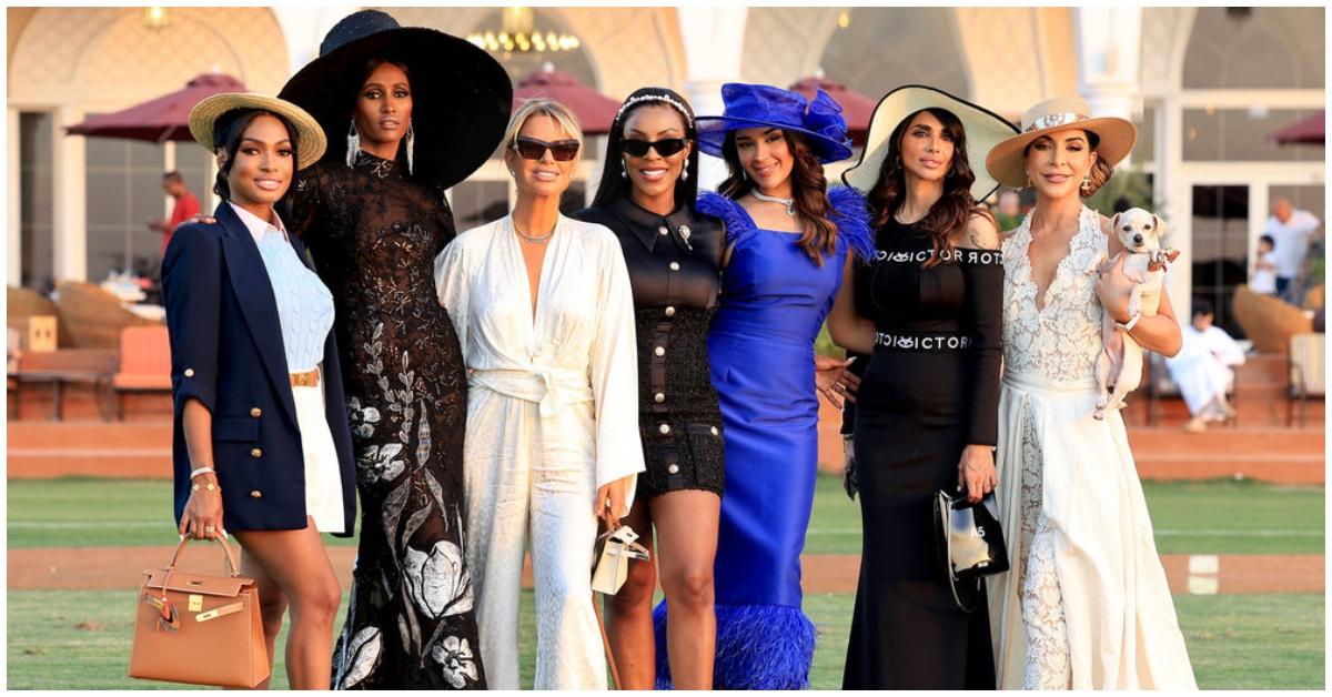 (l-r): Lesa Milan, Chanel Ayan, Caroline Stanbury, Caroline Brooks, Saba Yussouf, Sara Al Medani, Taleen Marie