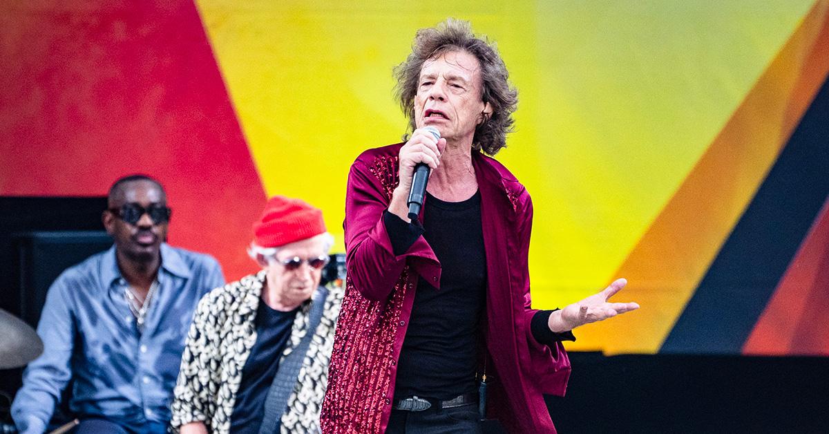 Mick Jagger performing at the New Orleans Jazz Festival in 2024. 