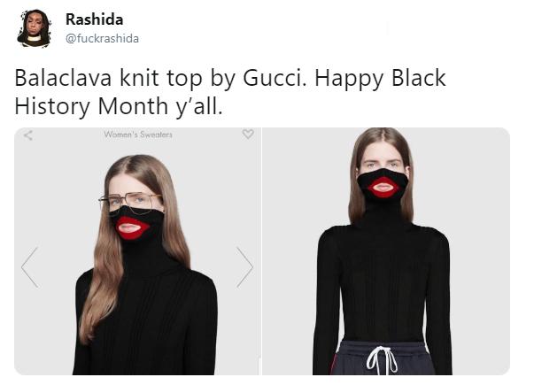 blackface tweet