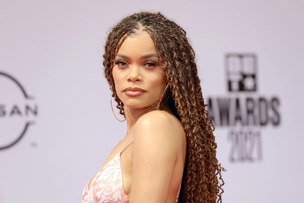  Andra Day attends the BET Awards 2021 in Los Angeles. 