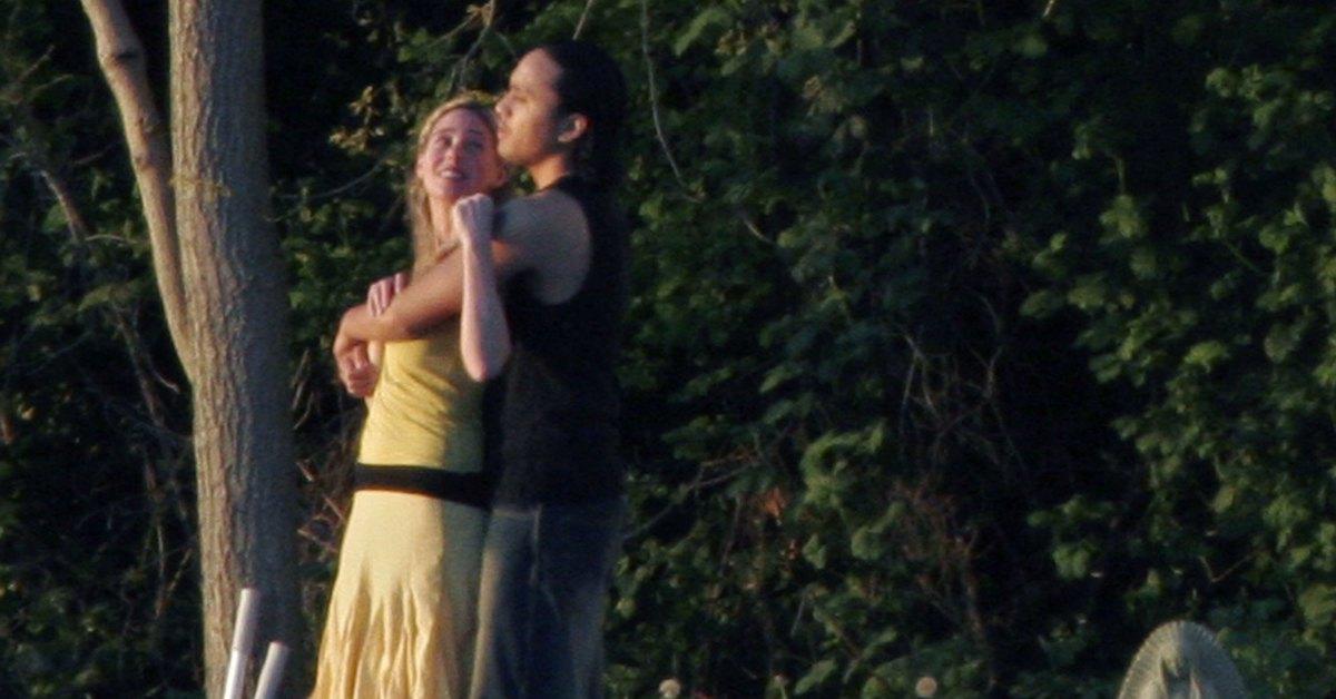 Mary Kay Letourneau and Vili Fualaau during a photo shoot at her beach front home April 27, 2006 in Normandy Park, Wash.