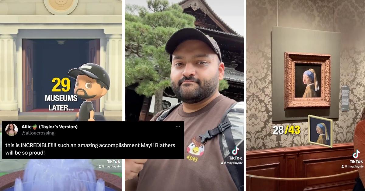 After Visiting 10 Countries, This Gamer Has Seen Every Piece of Art From 'Animal Crossing' (EXCLUSIVE)