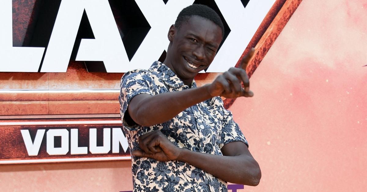 Khaby Lame on the red carpet at a movie premiere