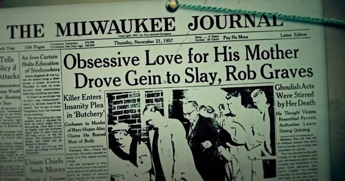 The Milwaukee Journal covers Ed Gein