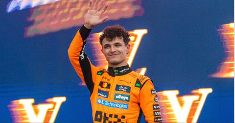 Lando Norris at the 2025 Formula 1 Louis Vuitton Australian Grand Prix.