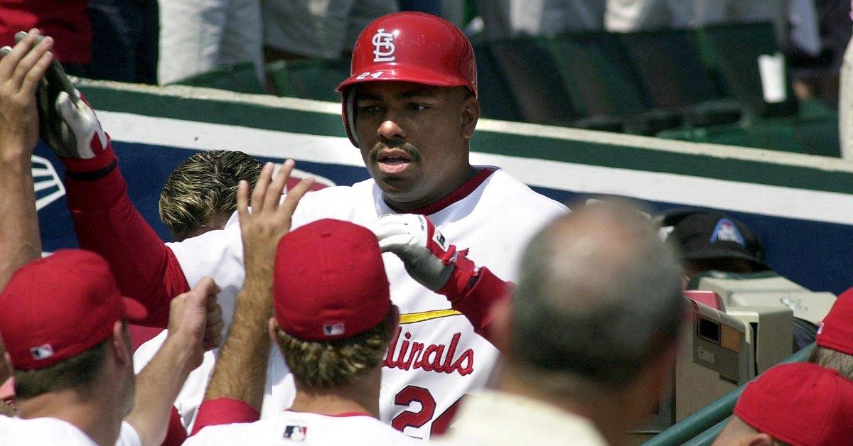 Bobby Bonilla playing for the Cardinals.