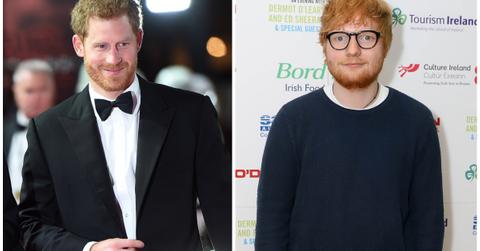 Prince Harry and Ed Sheeran