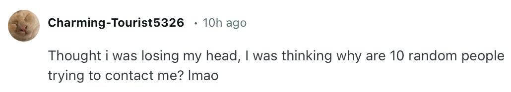 Reddit comment addressing Instagram's message request glitch.