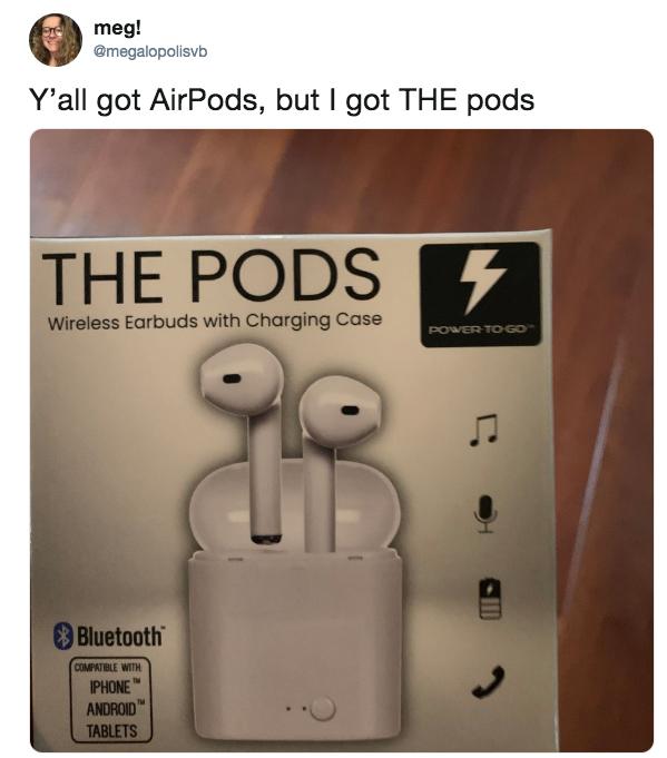 The internet: *Airpod memes* Louis Vuitton earbud users: - iFunny