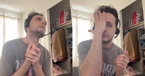 A call center representative is frustrated when his manager won't help with a rude customer