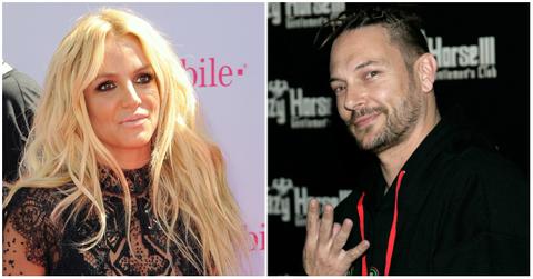 (l-r): Britney Spears and Kevin Federline