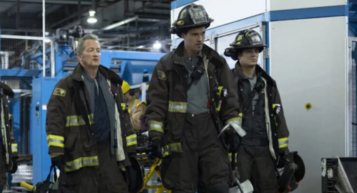 Firehouse 51 meeting their new interim Lieutenant on 'Chicago Fire'.