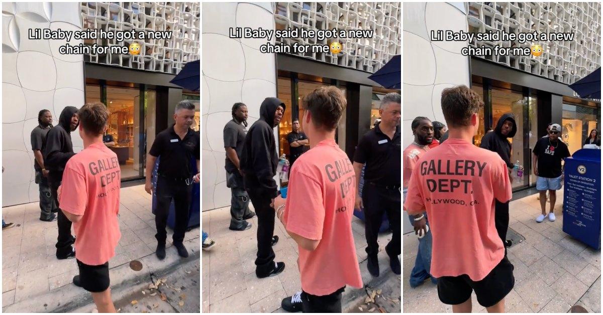 Lil Baby questions why Jack Doherty still has the same security.
