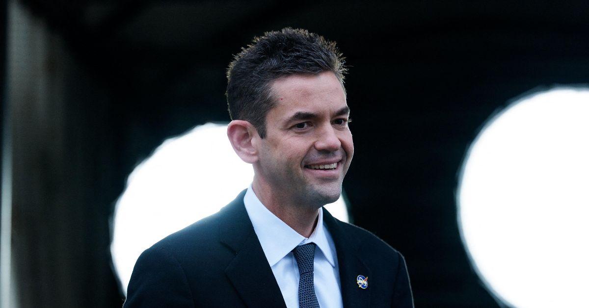 Jared Isaacman at the White House in December. 