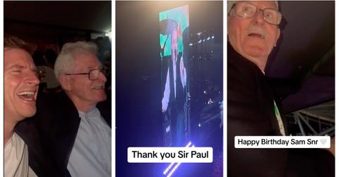 Son surprises dad with Paul McCartney concert TikTok