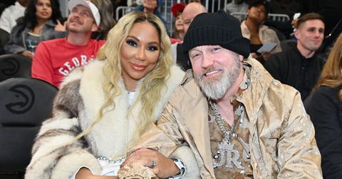 (l-r): Tamar Braxton and JR Robinson