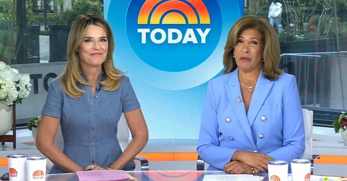 Savannah Guthrie and Hoda Kotb host the TODAY show together.