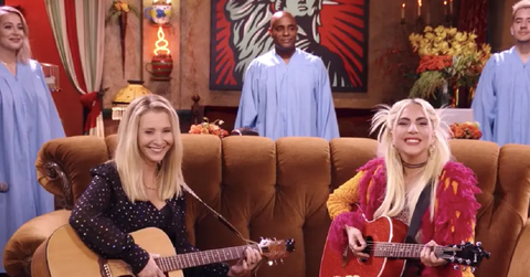 Lady Gaga and Lisa Kudrow